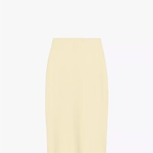 Zara light yellow Pencil Skirt